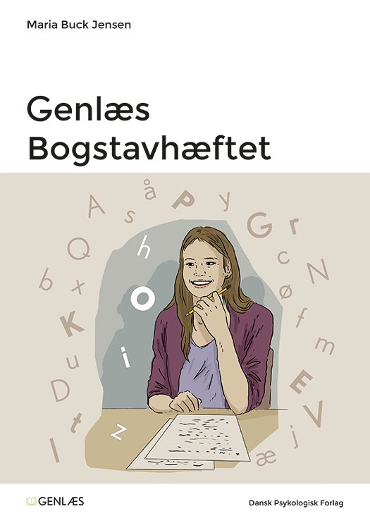 Cover for Maria Buck Jensen · Genlæs - Bogstavhæftet (Sewn Spine Book) [1. Painos] (2023)