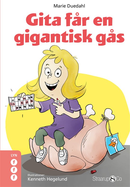 Cover for Marie Duedahl · Lyn: Gita får en gigantisk gås (Hardcover Book) [1.º edición] (2024)