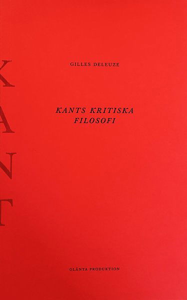 Cover for Gilles Deleuze · Kants kritiska filosofi : doktrinen om förmågorna (Paperback Book) (2015)