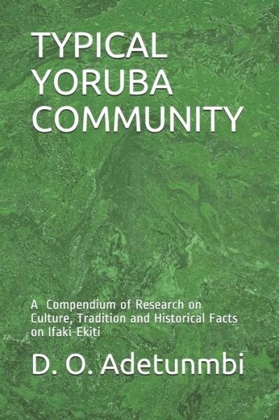 Cover for D O Adetunmbi · Typical Yoruba Community (Paperback Book) (2018)