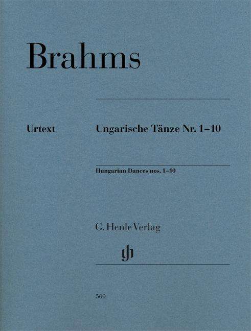 Cover for Brahms · Ungarische Tänze 1-10,Kl.HN560 (Bok) (2018)