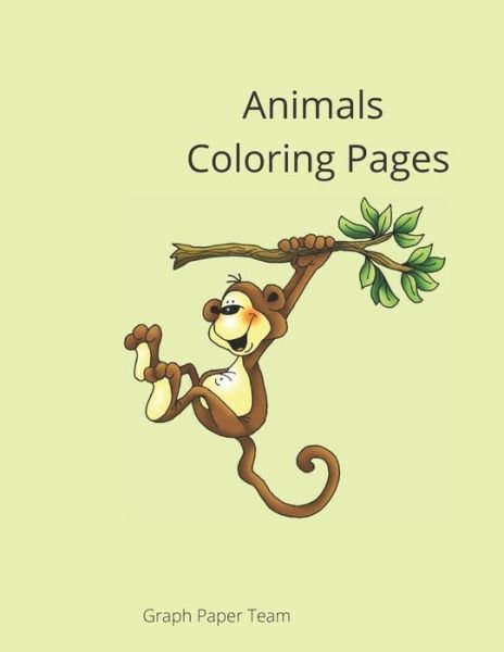 Cover for Graph Paper Team · Animals Coloring Pages (Paperback Bog) (2021)