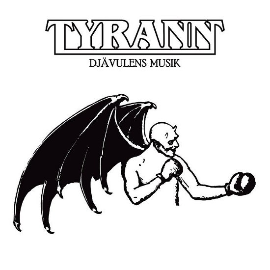 Cover for Tyrann · Djävulens Musik (Black/ White Marbled Vinyl LP) (LP) (2024)