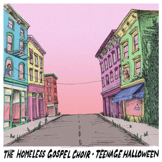 Cover for Homeless Gospel Choir and Teenage Halloween · The Homeless Gospel Choir - Teenage Halloween (Opaque Yellow Vinyl) (LP) [EP edition] (2022)