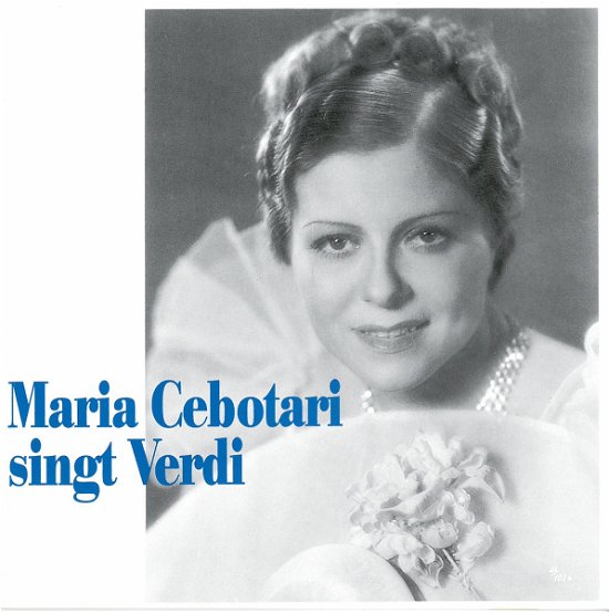Cover for Cebotari,maria / Rosvaenge,helge · Sings Verdi (CD) (1995)