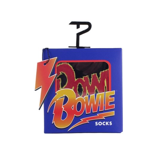 David Bowie Crew Socks In Gift Box (One Size) - David Bowie - Merchandise - DAVID BOWIE - 0841657007604 - 30. april 2024