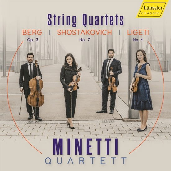 Cover for Minetti Quartett · Berg, Ligeti &amp; Shostakovich: String Quartets (CD) (2023)