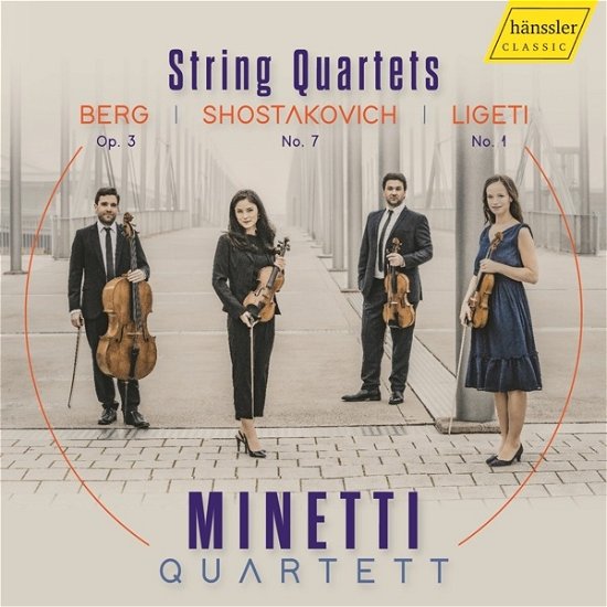 Cover for Minetti Quartett · Berg, Ligeti &amp; Shostakovich: String Quartets (CD) (2023)