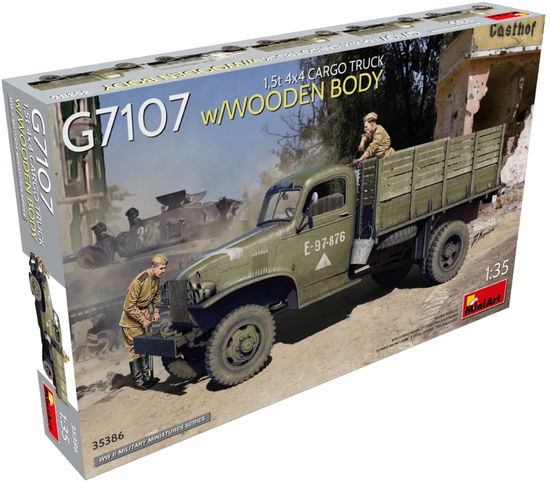 Cover for MiniArt · 1/35 4x4 G7107 Cargo Truck Wooden Body (2/22) * (Legetøj)