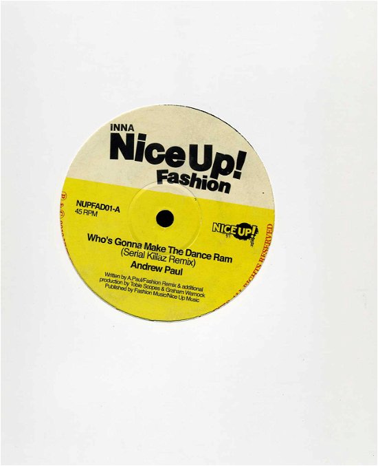 Cover for V-a · Inna Nice Up Fashion EP (VINYL) (2013)
