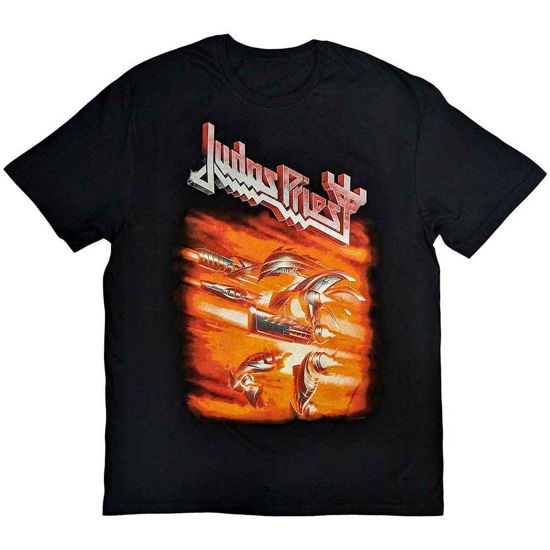 Judas Priest Unisex T-Shirt: Firepower - Judas Priest - Fanituote - PHM - 5056170633604 - maanantai 26. marraskuuta 2018
