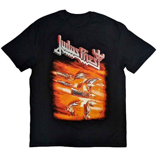 Judas Priest Unisex T-Shirt: Firepower - Judas Priest - Mercancía - PHM - 5056170633604 - 26 de noviembre de 2018