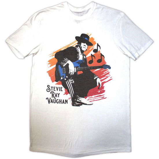 Cover for Stevie Ray Vaughan · Stevie Ray Vaughan Unisex T-Shirt: Stevie (T-shirt) [size L] (2024)