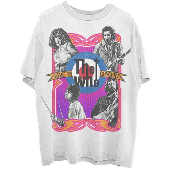 The Who Unisex T-Shirt: In Concert Target Logo - The Who - Merchandise -  - 5056737285604 - September 19, 2024