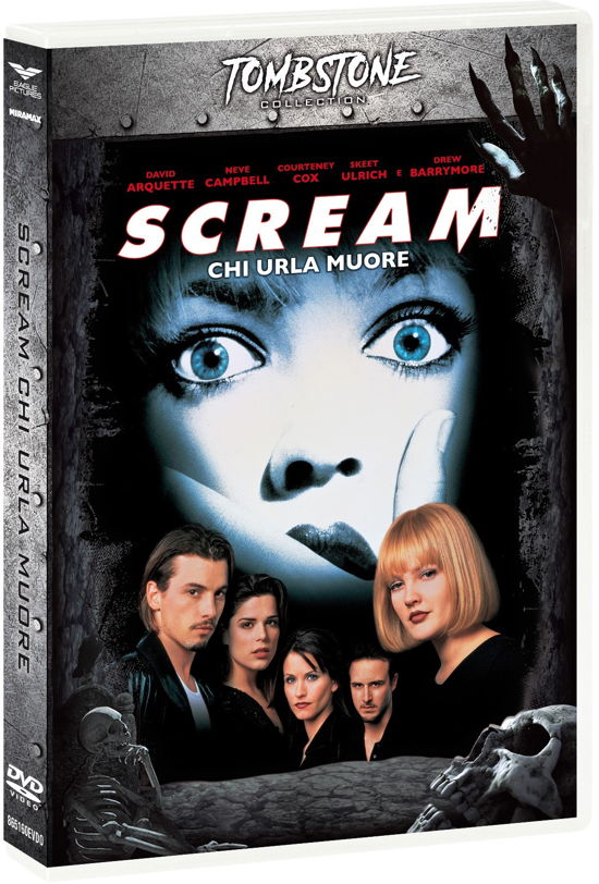 Cover for David Arquette,drew Barrymore,marco Beltrami,neve Campbell,courtney Cox,rose Mcgowan,skeet Ulrich · Scream (Tombstone) (DVD) (2018)
