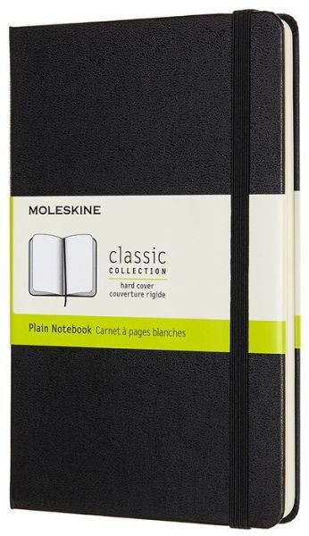 Moleskine Medium Plain Hardcover Notebook: Black - Moleskin - Bøker - MOLESKINE - 8058647626604 - 24. januar 2019