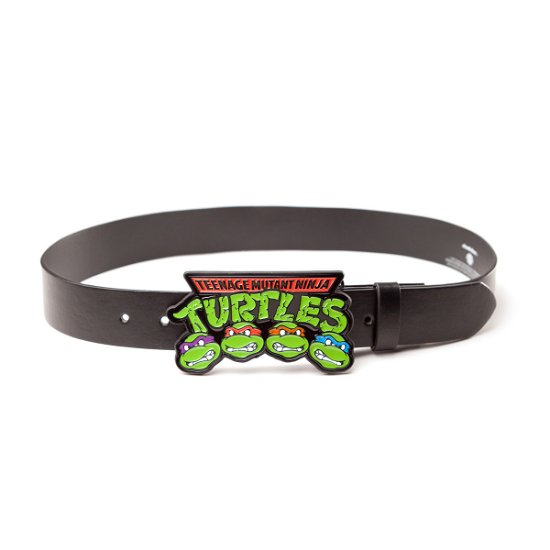 Teenage Mutant Ninja Turtles: Logo Buckle With Black Strap (Cintura Tg. S) - Teenage Mutant Ninja Turtles - Andet -  - 8718526016604 - 