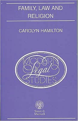 Cover for C Hamilton · Family, Law and Religion (Paperback Book) [Ed edition] (1995)