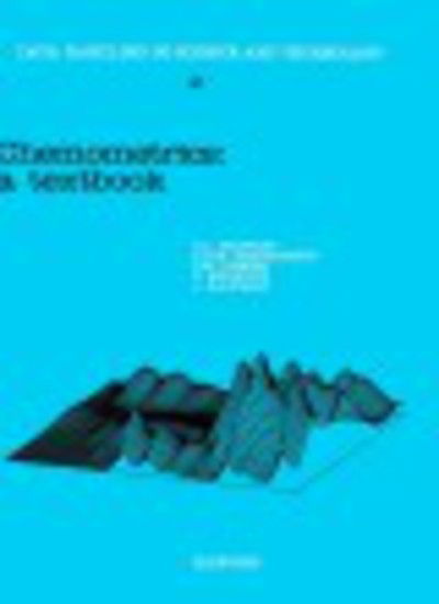 Cover for Deming, S. N. (Department of Chemistry, University of Houston, Texas, USA) · Chemometrics: A Textbook - Data Handling in Science and Technology (Hardcover Book) (1988)