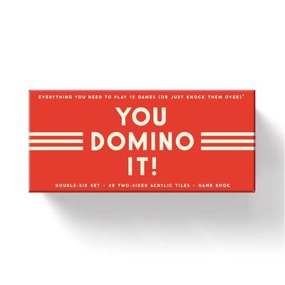 You Domino It! Domino Game Set - Brass Monkey - Brætspil - Galison - 9780735375604 - 23. juni 2022