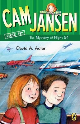 Cover for David A. Adler · Cam Jansen and the Mystery of Flight 54 (Cam Jansen (Pb)) (Hardcover bog) (2004)