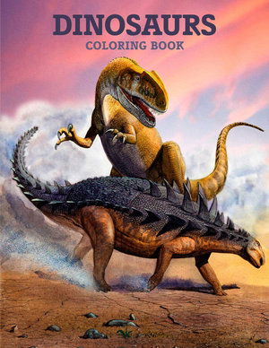 Cover for Dinosaurs Coloring Book (Paperback Book) (2019)