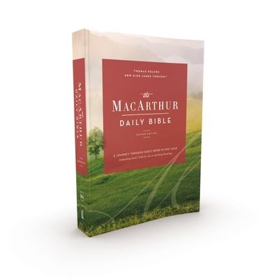 Cover for The NKJV, MacArthur Daily Bible, 2nd Edition, Paperback, Comfort Print: A Journey Through God's Word in One Year (Taschenbuch) [Second edition] (2022)