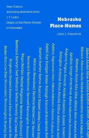 Cover for Lilian L. Fitzpatrick · Nebraska Place-Names (Paperback Book) [New edition] (1960)