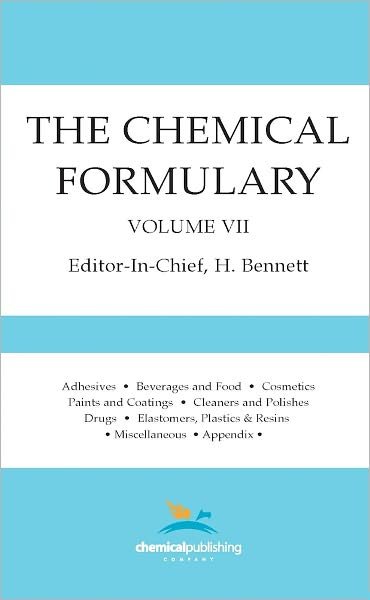 Cover for H Bennett · The Chemical Formulary, Volume 7: Volume 7 (Paperback Book) (1945)