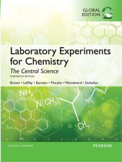 Cover for John Nelson · Laboratory Experiments for Chemistry: The Central Science, Global Edition (Taschenbuch) (2015)