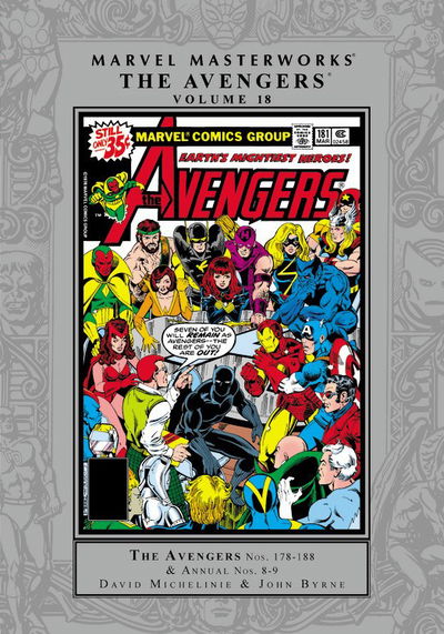 Cover for David Michelinie · Marvel Masterworks: The Avengers Vol. 18 (Hardcover Book) (2018)