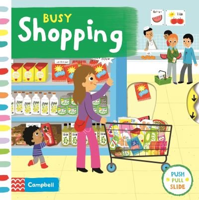 Cover for Campbell Books · Busy Shopping - Campbell Busy Books (Tavlebog) (2021)