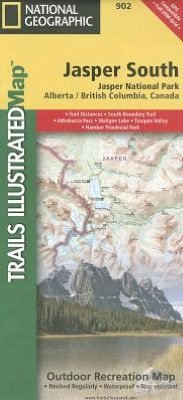 Cover for National Geographic Maps · Jasper South: Trails Illustrated National Parks (Kartor) [2020th edition] (2012)