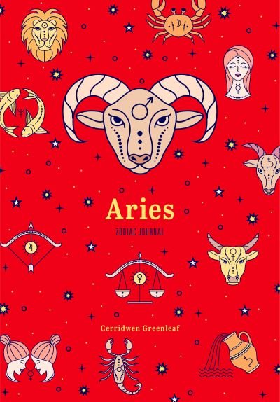 Cover for Cerridwen Greenleaf · Aries Zodiac Journal: (Astrology Blank Journal, Gift for Women) - Zodiac Journals (Paperback Bog) (2022)