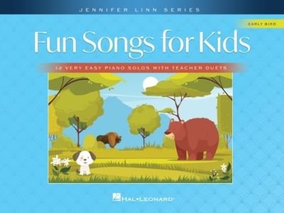 Cover for Fun Songs for Kids: 12 Very Easy Piano Solos with Teacher Duets (Book) (2021)