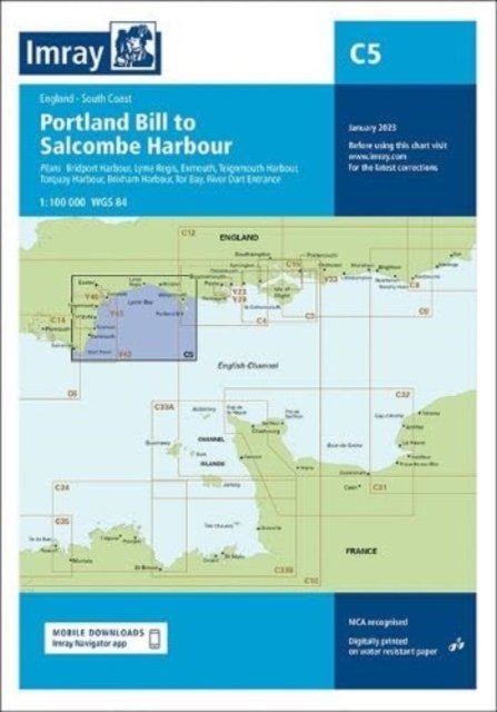 Cover for Imray · Imray Chart C5: Portland Bill to Salcombe Harbour - C Charts (Map) [New edition] (2023)
