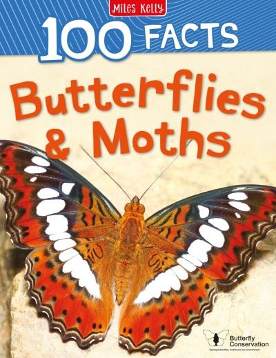 Cover for 100 Facts  Butterflies  Moths (Bog)