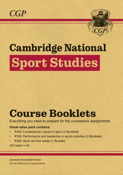 Cover for CGP Books · New OCR Cambridge National in Sport Studies: Course Booklets Pack (Book) [With Online edition] (2023)