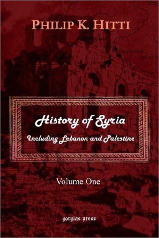 Cover for Philip K. Hitti · History of Syria Including Lebanon and Palestine (Taschenbuch) (2002)