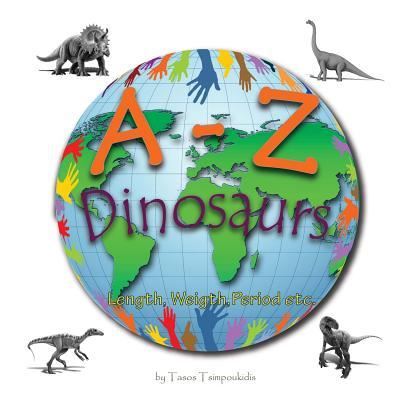 Cover for Tasos Tsimpoukidis · A-Z dinosaurs (Paperback Book) (2017)