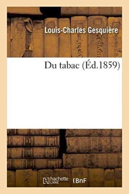 Cover for Gesquiere · Du Tabac (Pocketbok) (2016)