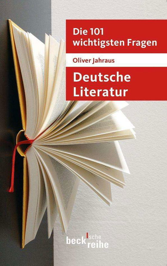 Cover for Oliver Jahraus · Jahraus.Deutsche Lit. (Book)