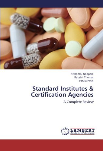 Cover for Parula Patel · Standard Institutes &amp; Certification Agencies: a Complete Review (Pocketbok) (2013)