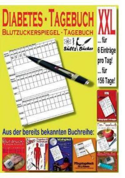 Cover for Sültz · Diabetes Tagebuch - Blutzuckerspi (Book) (2018)