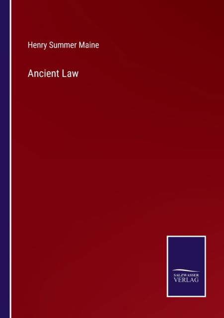Cover for Henry Summer Maine · Ancient Law (Paperback Book) (2022)