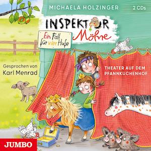 Cover for Michaela Holzinger · Inspektor Möhre. Ein Fall für vier Hufe. Theater auf dem Pfannkuchenhof (Audiobook (CD)) (2023)