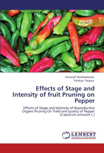 Cover for Tekalign Tsegaw · Effects of Stage and Intensity of Fruit Pruning on Pepper: Effects of Stage and Intensity of Reproductive Organs Pruning on Yield and Quality of Pepper (Capsicum Annuum L.) (Paperback Book) (2012)