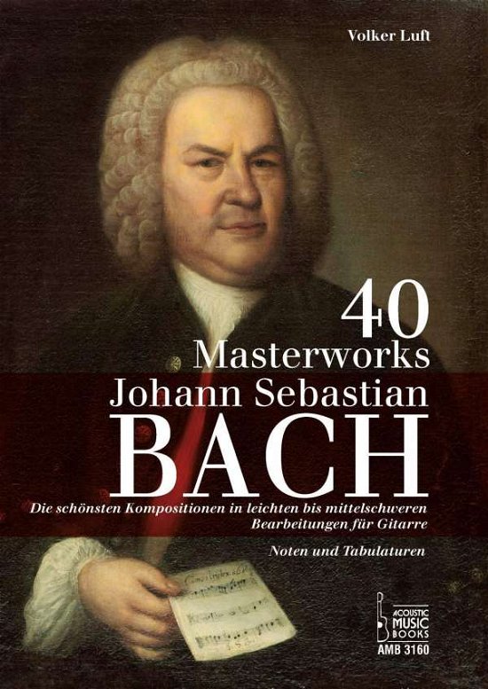Cover for Bach · 40 Masterworks, Gitarre (Book)