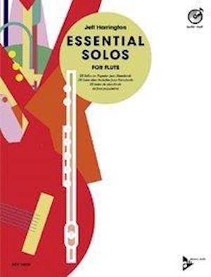 Cover for Jeff Harrington · Essential Solos for Flute: 28 Solos on Popular Jazz Standards. flute. (Sheet music) (2018)