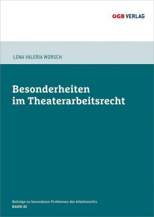 Cover for Worsch · Besonderheiten im Theaterarbeits (Book)